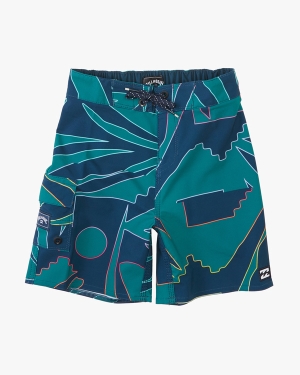 Chlapecké Boardshortky Billabong (2-7) Sundays Pro 13 Blankyt | 2543019-RZ