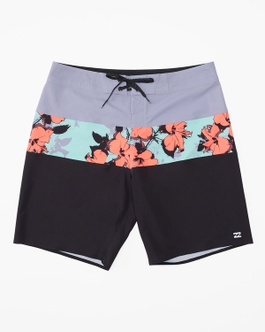 Chlapecké Boardshortky Billabong Tribong Pro 17 Fialové | 3120879-GH