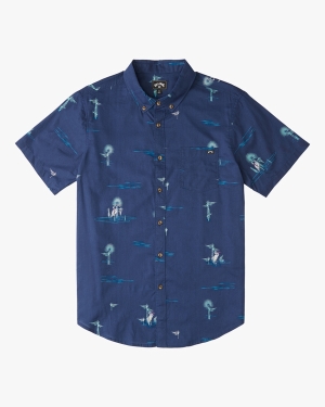 Chlapecké Košile Billabong Sundays Mini Krátké Sleeve Blankyt | 6359724-DI