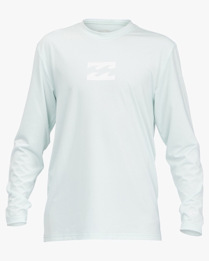 Chlapecké Surf Tee Billabong (2-7) All Day Wave Loose Fit Long Sleeve Bílé | 2438509-SQ