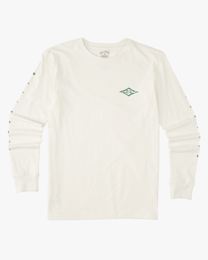 Chlapecké Tričko Billabong Unity Long Sleeve Bílé | 1935072-SF