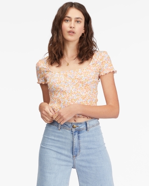 Dámské Topy Billabong Squared Away Knit Viacfarebný | 2670341-MP