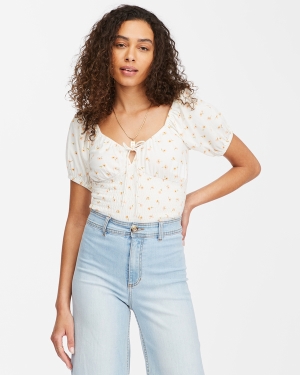 Dámské Topy Billabong Sweet Sunset Printed Knit Světle Blankyt | 1394267-RY