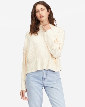 Dámské Topy Billabong The Saturday Tee Knit Bílé | 2536789-GU