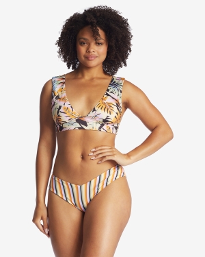 Dámské Topy Do Bikin Billabong Postcards From Paradise Plunge Reversible Viacfarebný | 3927146-EY