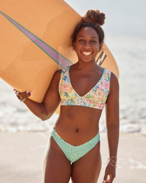Dámské Topy Do Bikin Billabong Sweet Tropics Reversible Plunge Viacfarebný | 9341205-IH