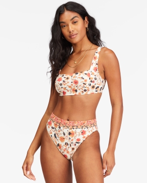 Dámské Topy Do Bikin Billabong Swept Away Square Neck Viacfarebný | 5834701-LJ