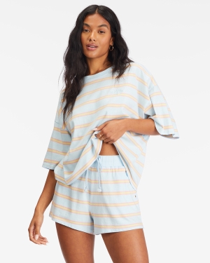 Dámské Šortky Billabong Feeling Free High-Waisted Knit Blankyt | 8065713-WC