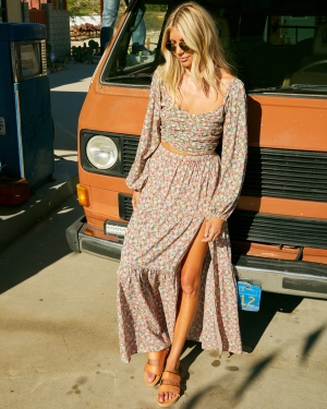 Dámské Šortky Billabong Salty Blonde Free Love Maxi Skirt Viacfarebný | 6780931-KE
