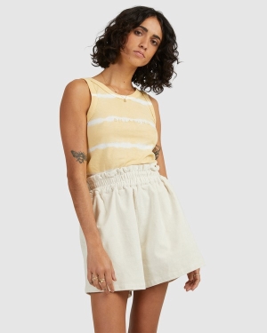 Dámské Šortky Billabong Sand Corduroy Světle Blankyt | 9468035-ST