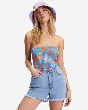 Dámské Šortky Billabong So Cheeky Denim Blankyt | 6457390-NE