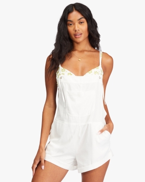 Dámské Šortky Billabong Wild Pursuit Romper Světle Blankyt | 6952384-DK