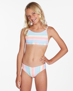 Dívčí Plavky Billabong Stoked On Stripes Billie Set Viacfarebný | 2461037-EL