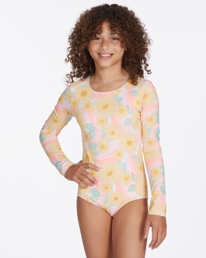 Dívčí Plavky Billabong Sweet Sunset Long Sleeve Viacfarebný | 7502948-WP