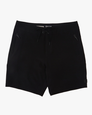 Pánské Boardshortky Billabong A/Div Surftrek CiCLO® Lo Tide 18.5 Černé | 9801763-MC