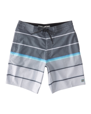 Pánské Boardshortky Billabong STRIPE LT Šedé | 4395620-NE